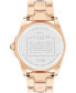 ფოტო #3 პროდუქტის Women's Greyson Rainbow Rose Gold-Tone Stainless Steel Watch 36mm