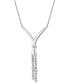 Diamond 18" Lariat Necklace (1/3 ct. t.w.) in 14k White Gold