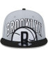 ფოტო #4 პროდუქტის Men's Gray, Black Brooklyn Nets Tip-Off Two-Tone 9FIFTY Snapback Hat