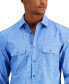 ფოტო #3 პროდუქტის Men's Regular-Fit Solid Shirt, Created for Macy's