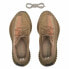 adidas originals Yeezy Boost 350 V2 天使 "Sand Taupe" 低帮 运动休闲鞋 男女同款 脏橙 鞋带反光版