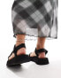 Calvin Klein Jeans strap sandals in black