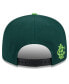 Фото #4 товара Men's Green/Black Chicago Cubs Sour Apple Big League Chew Flavor Pack 9FIFTY Snapback Hat