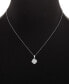 2-Pc. Set Cubic Zirconia Love Knot Pendant Necklace & Solitaire Stud Earrings in Sterling Silver, Created for Macy's
