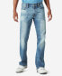ფოტო #1 პროდუქტის Men's Easy Rider Boot Cut Stretch Jeans, Glimmer