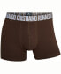 ფოტო #5 პროდუქტის Men's Cotton Blend Trunks in Travel Bag, Pack of 5