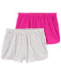 Kid 2-Pack Jersey Pajama Shorts 4