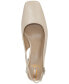 Terra Snip-Toe Slingback Block-Heel Pumps