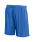 ფოტო #3 პროდუქტის Men's Blue Oklahoma City Thunder Post Up Mesh Shorts