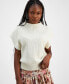 ფოტო #2 პროდუქტის Women's Karalie Mock-Neck Knit Sweater