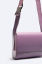 Ombré crossbody bag with flap