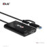 Club 3D USB Gen1 Type-C/-A to Dual HDMI (4K/30Hz) / VGA (1080/60Hz) - 0.22 m - USB Type-C - HDMI + VGA (D-Sub) - Male - Female - Straight