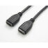 Фото #2 товара Разъем - HDMI VALUE HDMI-кабель F на HDMI F 0.2 м - 200 м - HDMI Type A (стандартный) - HDMI Type A (стандартный) - черный