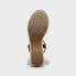 Фото #3 товара Women's Alisha Platform Wedge Heels with Memory Foam Insole - Universal Thread