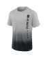 Men's Heathered Gray, Black LAFC Dip-Dye T-shirt