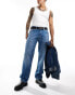 Calvin Klein Jeans 90s straight jeans in light wash Голубой, W36 - фото #3