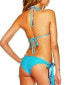 Фото #2 товара Beach Riot Deck Side Ties Triangle Bikini Bottom Multi Color Swimwear Size S