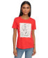ფოტო #1 პროდუქტის Women's Fashion Sketch Girl Graphic T-Shirt