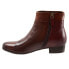 Фото #4 товара Trotters Maci T2263-294 Womens Brown Leather Zipper Ankle & Booties Boots