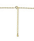 Initial A Pendant Necklace in 18k Gold-Plated Sterling Silver, 16" + 2" extender, Created for Macy's