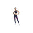 Фото #3 товара Женские лосины спортивные темно-синие с вставкой фуксия Reebok