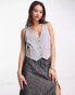 Фото #1 товара Weekday Blaze waistcoat in grey melange