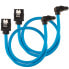 Фото #3 товара Corsair CC-8900281 - 0.3 m - SATA III - Male/Female - Black - Blue - Straight - Straight