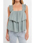 Фото #1 товара Women's Ruffled Straps with Tiered Top
