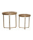 Фото #5 товара Wood Contemporary Accent Table Set, 2 Piece