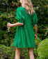 Фото #1 товара Платье пляжное CUPSHE с запахнутым воротником и объемными рукавами