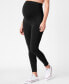 Black Over Bump Maternity Leggings