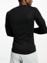 adidas Training tech-fit long sleeve t-shirt in black