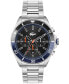 Фото #1 товара Наручные часы ARMANI EXCHANGE Men's Multifunction Black Stainless Steel Bracelet Watch, 42mm