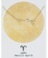 ფოტო #2 პროდუქტის Women's When Stars Align Constellation Necklace in 14k Gold Plate