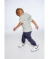 Фото #2 товара Boy French Terry Pant Night shadow Blue - Child