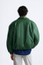 Фото #3 товара Куртка с эффектом кожи ZARA Padded - для мужчин