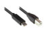 Фото #1 товара Good Connections 2510-CB005 - 0.5 m - USB C - USB B - USB 2.0 - 480 Mbit/s - Black
