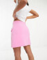 Y.A.S pocket detail mini skirt in pink Розовый, L - фото #4