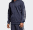 Фото #3 товара adidas 运动型格连帽针织夹克外套 男款 蓝色 / Куртка Adidas Trendy Clothing Featured Jacket DQ3117
