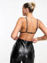 Фото #7 товара ASOS DESIGN hotfix bralet in black