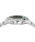 Фото #2 товара Salvatore Men's 1927 Swiss Chronograph Silver-Tone Stainless Steel Bracelet Watch 42mm