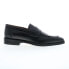 Фото #1 товара Bruno Magli Nathan BM3NTNA13 Mens Black Loafers & Slip Ons Penny Shoes