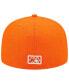 Men's White/Orange Corpus Christi Hooks Theme Night 59FIFTY Fitted Hat