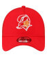 Фото #3 товара Men's Red Tampa Bay Buccaneers Throwback Logo A-Frame Trucker 9FORTY Adjustable Hat