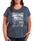 ფოტო #1 პროდუქტის Trendy Plus Size Rockin' in the USA Graphic T-shirt