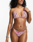 Фото #2 товара Billabong Sol Searcher tie side bikini bottom in multi stripe