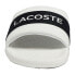 LACOSTE Croco Textile Logo Flip Flops
