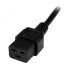 Фото #8 товара StarTech.com 2m (6ft) Computer Power Cord - 16AWG - EU Schuko to C19 - 16A 250V - Black Replacement AC Power Cord - Printer Power Cord - PC Power Supply Cable - Monitor Power Cable - UL Listed - 2 m - CEE7/7 - C19 coupler - 250 V