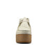 Фото #3 товара Clarks Wallabee ELVTD 26160833 Womens Beige Leather Wedges Heels Shoes