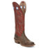 Фото #4 товара Tony Lama Colburn Square Toe Cowboy Mens Brown, Orange Casual Boots SA2000